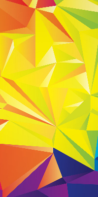 Rolgordijn verduisterend Kleurrijk origamipatroon