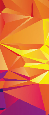 Rolgordijn verduisterend Kleurrijk origamipatroon