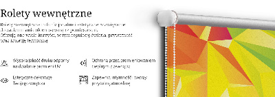 Rolgordijn verduisterend Kleurrijk origamipatroon