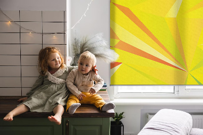 Rolgordijn verduisterend Kleurrijk origamipatroon