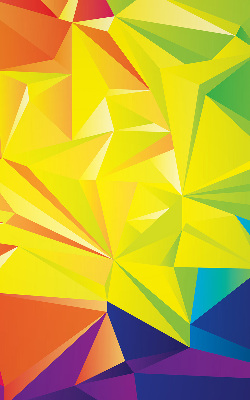 Rolgordijn verduisterend Kleurrijk origamipatroon