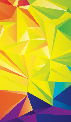 Rolgordijn verduisterend Kleurrijk origamipatroon