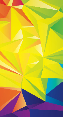 Rolgordijn verduisterend Kleurrijk origamipatroon