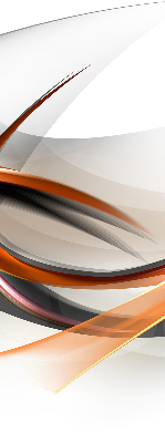 Rolgordijn voor het raam Oranje lijnpatroon