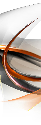 Rolgordijn voor het raam Oranje lijnpatroon