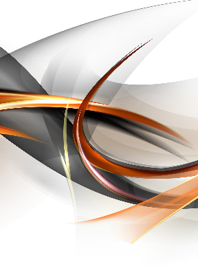 Rolgordijn voor het raam Oranje lijnpatroon