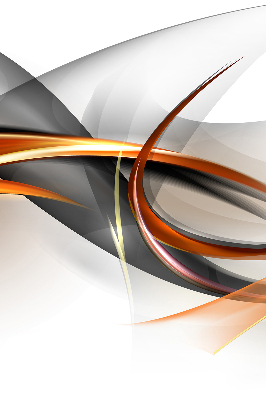 Rolgordijn voor het raam Oranje lijnpatroon