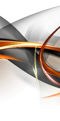 Rolgordijn voor het raam Oranje lijnpatroon