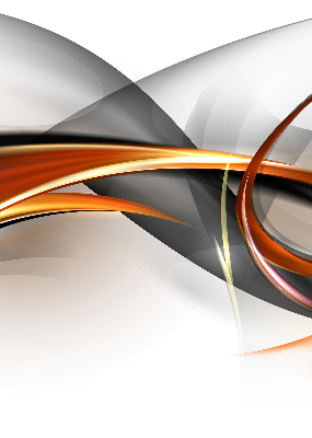 Rolgordijn voor het raam Oranje lijnpatroon