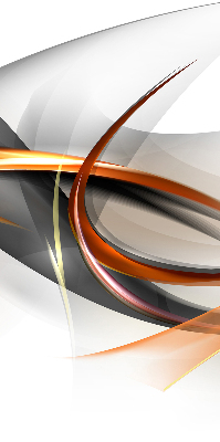 Rolgordijn voor het raam Oranje lijnpatroon