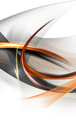 Rolgordijn voor het raam Oranje lijnpatroon