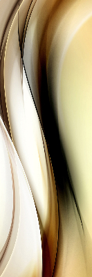 Rolgordijn verduisterend Gele abstractie