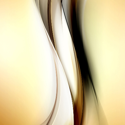 Rolgordijn verduisterend Gele abstractie