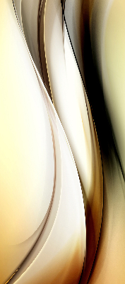 Rolgordijn verduisterend Gele abstractie