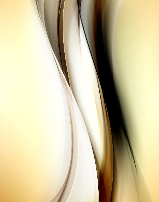 Rolgordijn verduisterend Gele abstractie