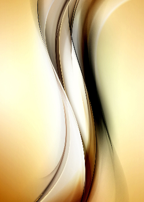 Rolgordijn verduisterend Gele abstractie