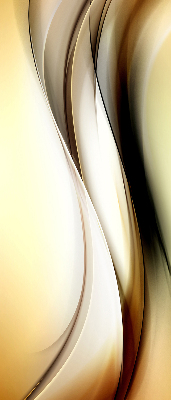 Rolgordijn verduisterend Gele abstractie