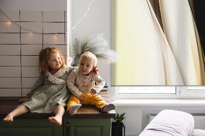 Rolgordijn verduisterend Gele abstractie