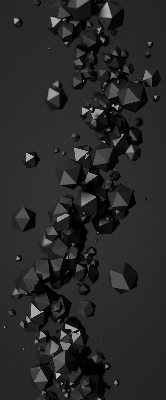 Rolgordijn verduisterend Vallende klonten