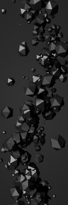 Rolgordijn verduisterend Vallende klonten