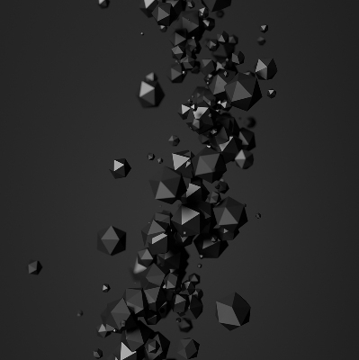 Rolgordijn verduisterend Vallende klonten