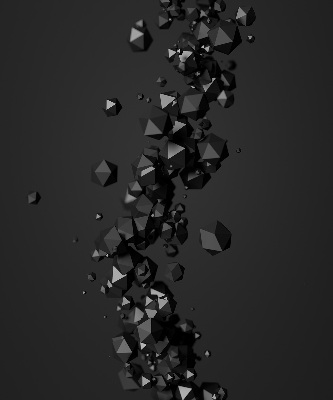 Rolgordijn verduisterend Vallende klonten