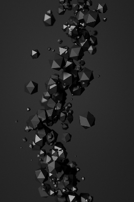 Rolgordijn verduisterend Vallende klonten