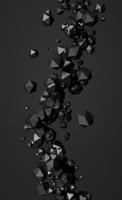 Rolgordijn verduisterend Vallende klonten