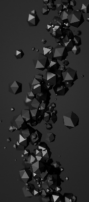 Rolgordijn verduisterend Vallende klonten