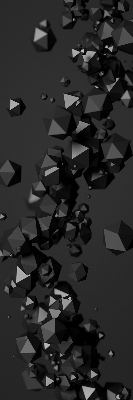 Rolgordijn verduisterend Vallende klonten