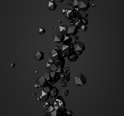 Rolgordijn verduisterend Vallende klonten