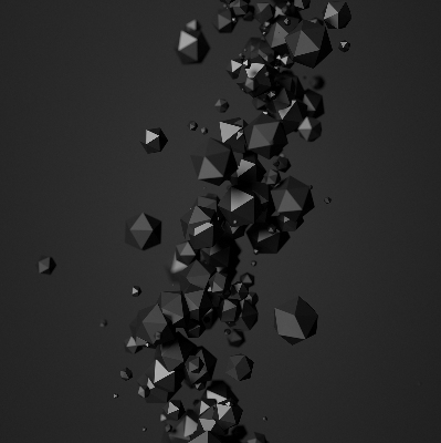 Rolgordijn verduisterend Vallende klonten