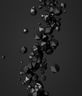 Rolgordijn verduisterend Vallende klonten