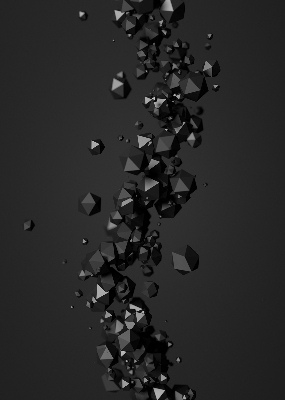 Rolgordijn verduisterend Vallende klonten