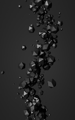 Rolgordijn verduisterend Vallende klonten