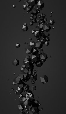 Rolgordijn verduisterend Vallende klonten