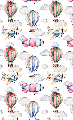 Rolgordijn voor het raam Luchtschepen en ballonnen
