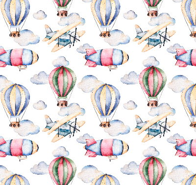 Rolgordijn voor het raam Luchtschepen en ballonnen