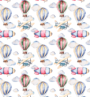 Rolgordijn voor het raam Luchtschepen en ballonnen