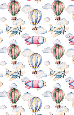 Rolgordijn voor het raam Luchtschepen en ballonnen