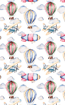 Rolgordijn voor het raam Luchtschepen en ballonnen