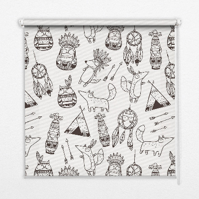 Rolgordijn verduisterend Getekende afbeeldingen