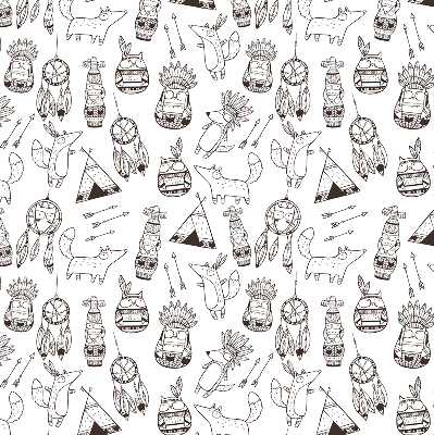 Rolgordijn verduisterend Getekende afbeeldingen