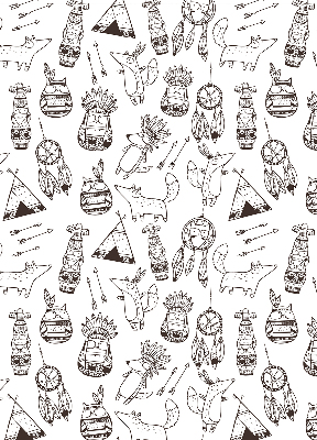 Rolgordijn verduisterend Getekende afbeeldingen