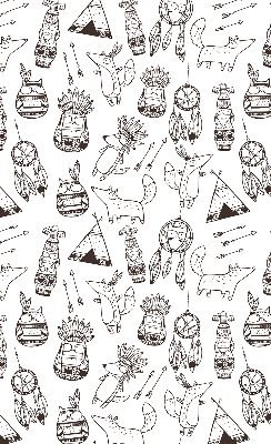 Rolgordijn verduisterend Getekende afbeeldingen