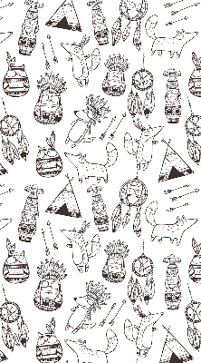 Rolgordijn verduisterend Getekende afbeeldingen