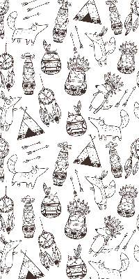 Rolgordijn verduisterend Getekende afbeeldingen