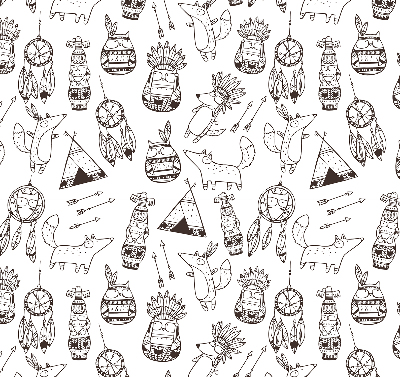 Rolgordijn verduisterend Getekende afbeeldingen