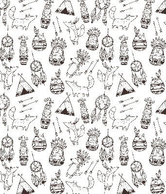 Rolgordijn verduisterend Getekende afbeeldingen