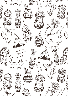 Rolgordijn verduisterend Getekende afbeeldingen